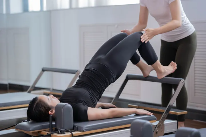 Pilates reformer session